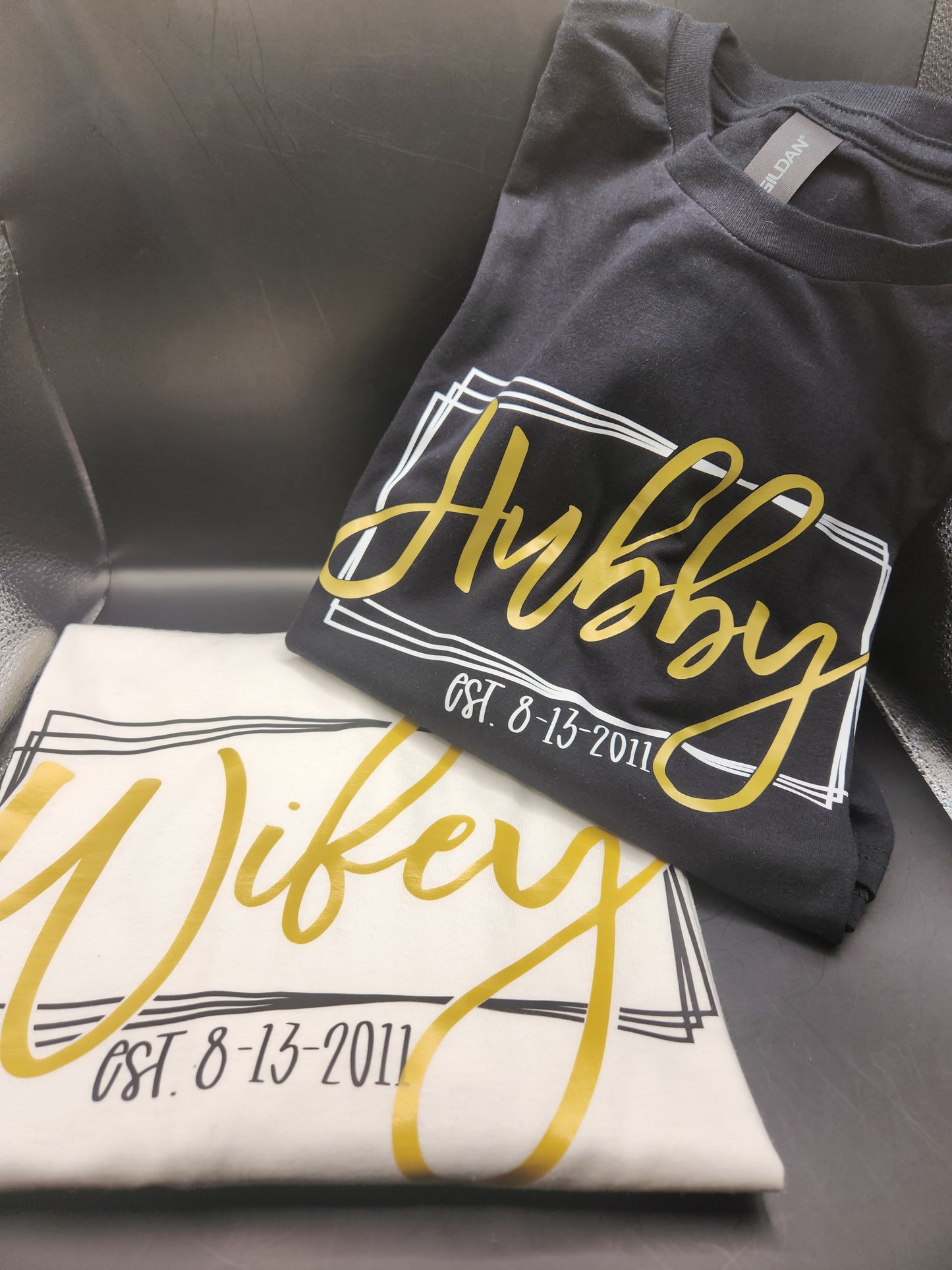 Hubby & Wifey tees