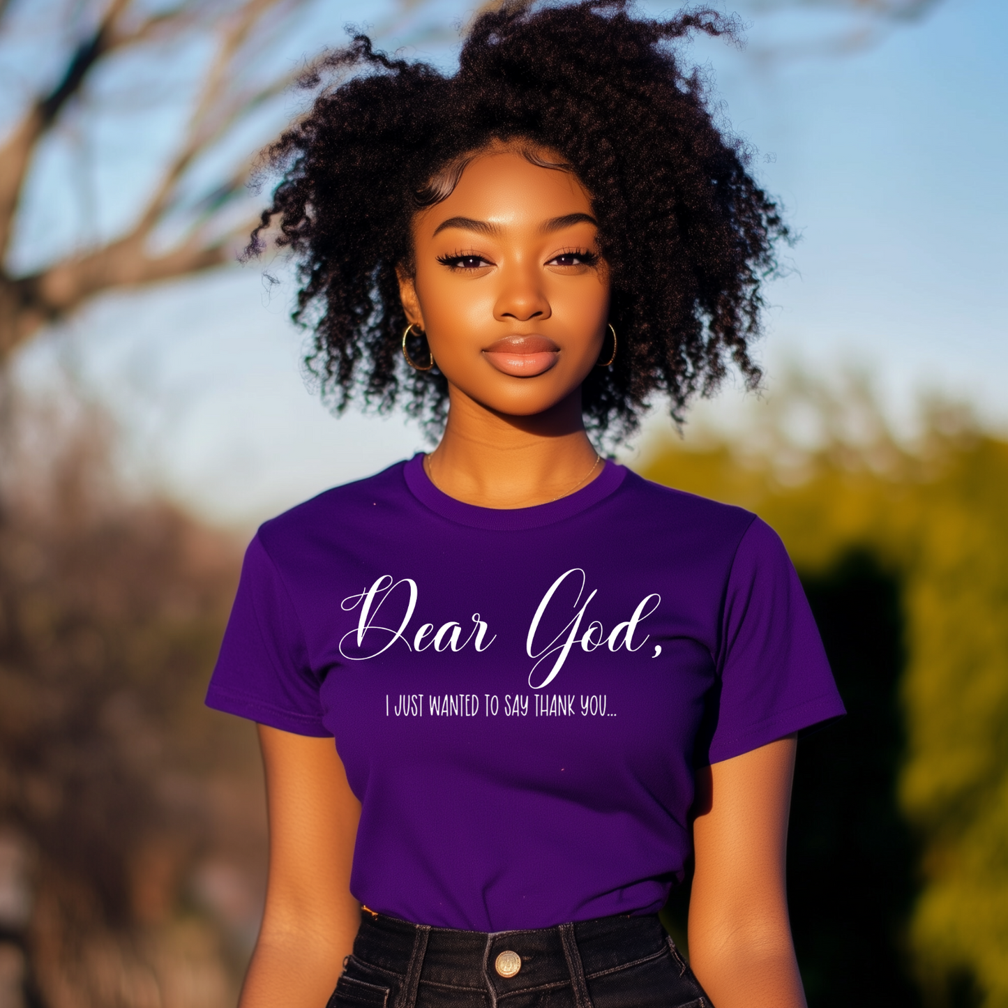 Dear God, I just want to say thank you