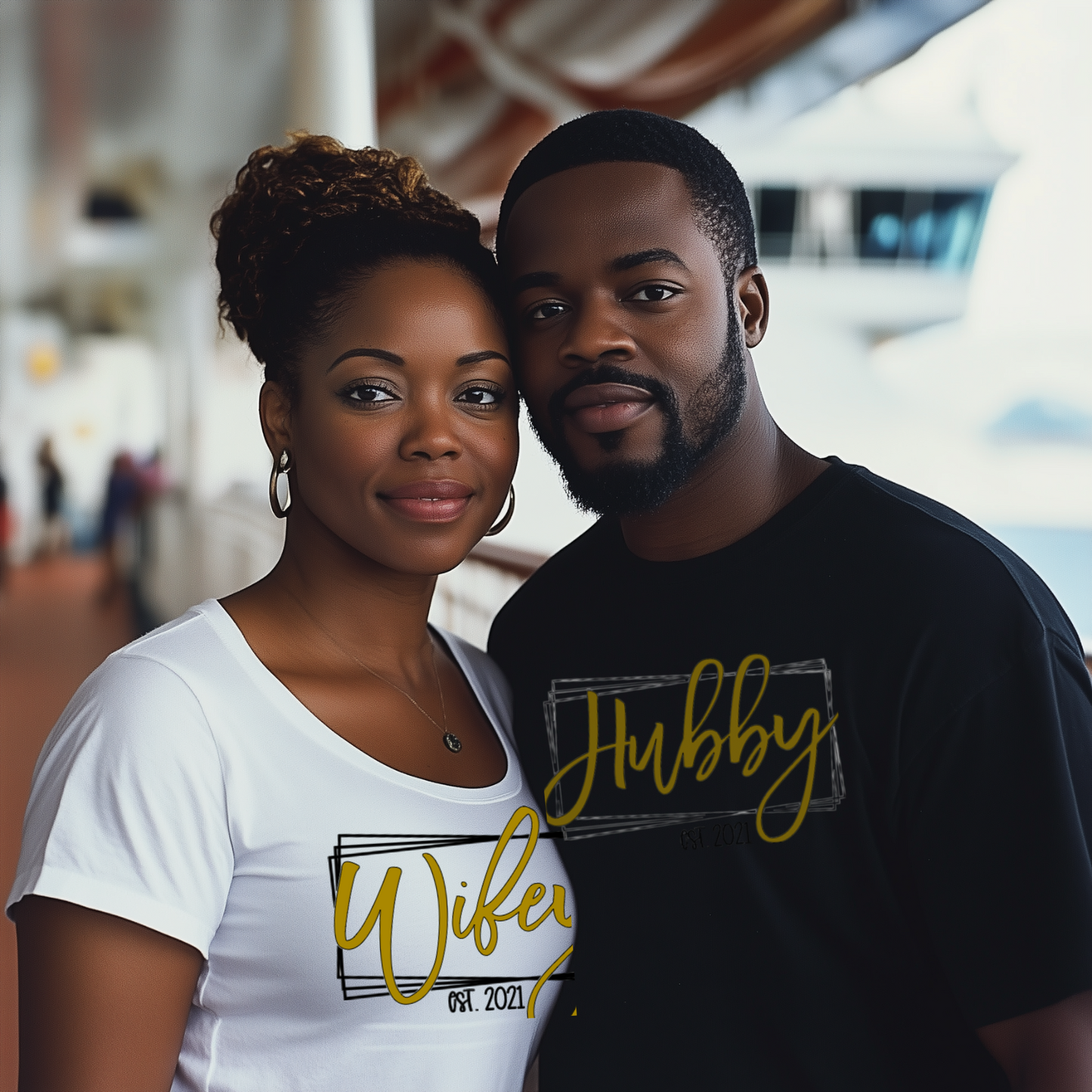 Hubby & Wifey tees