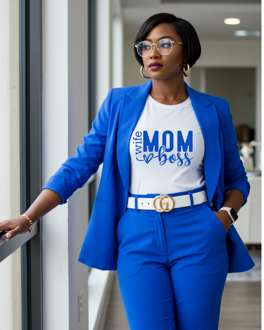 Wife Mom Boss tee