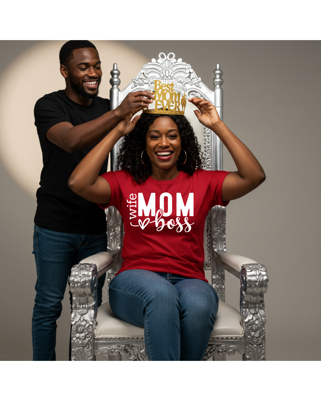 Wife Mom Boss tee