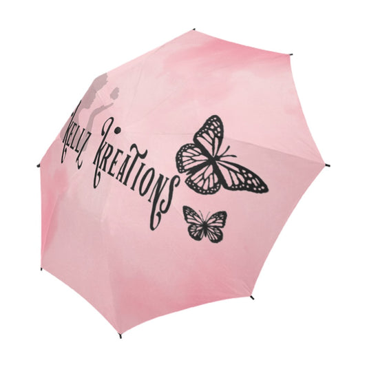 logo Semi-Automatic Foldable Umbrella