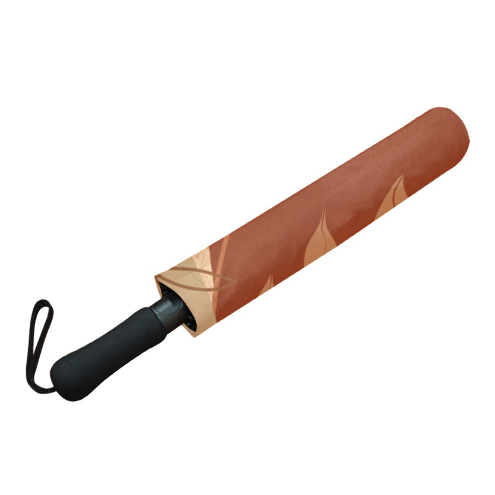 Down to Earth umbrella lt bwn Semi-Automatic Foldable Umbrella (Model U05)