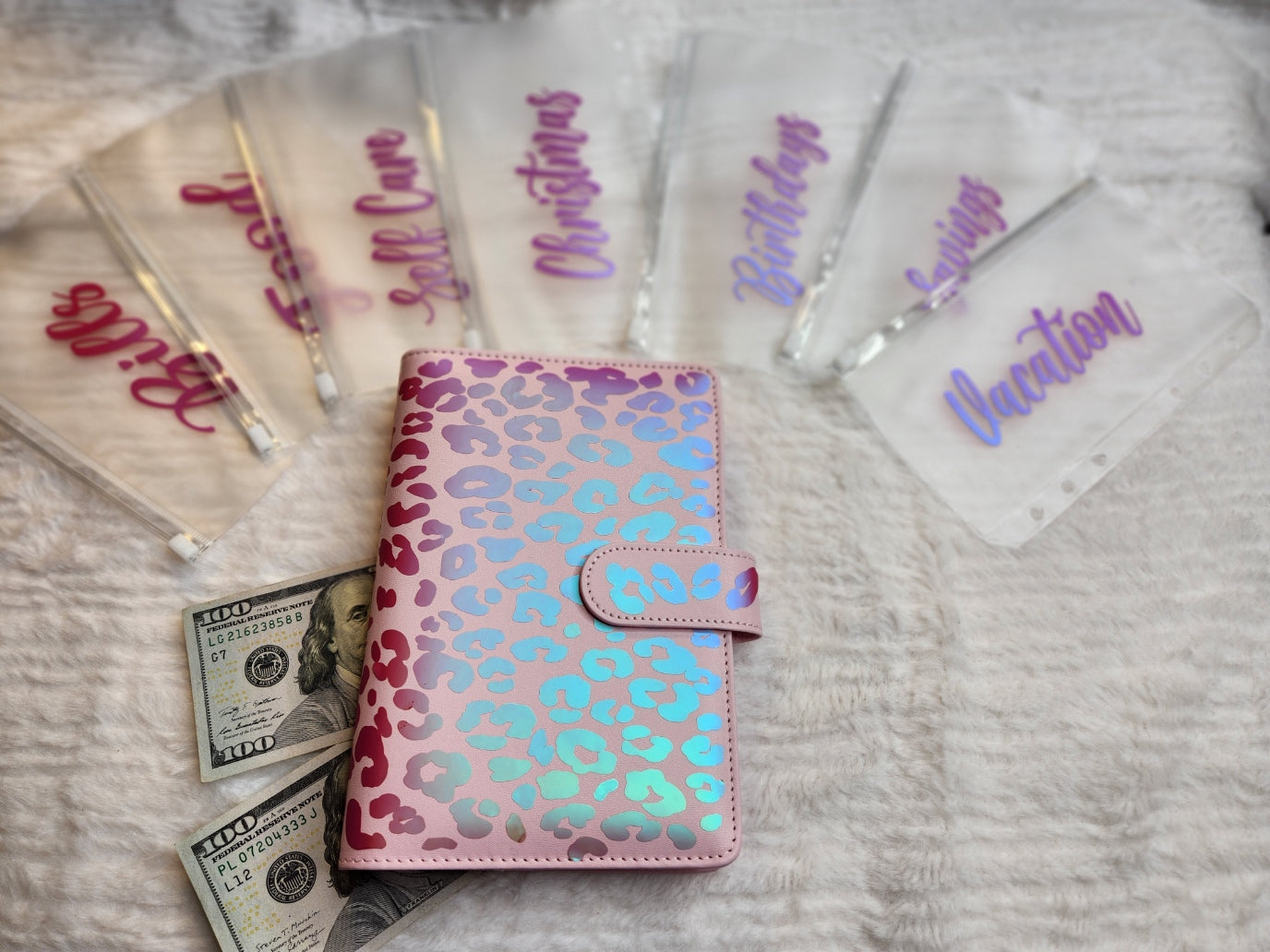 Leopard print Budget Binder