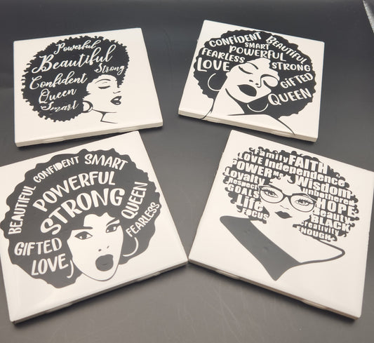Positively Black coasters