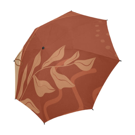 Down to Earth umbrella lt bwn Semi-Automatic Foldable Umbrella (Model U05)