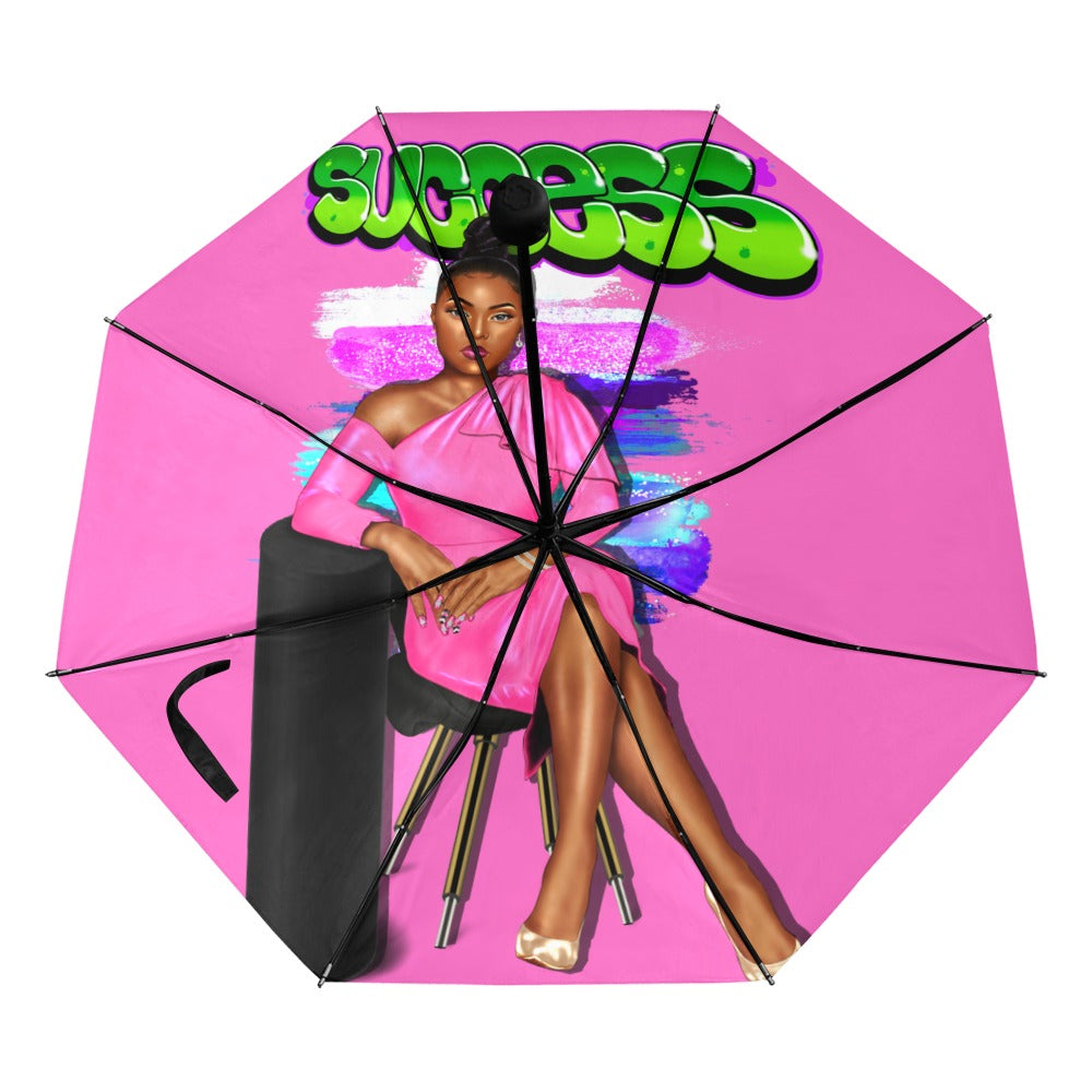 Success Anti-UV Foldable Umbrella (Underside Printing) (U07)