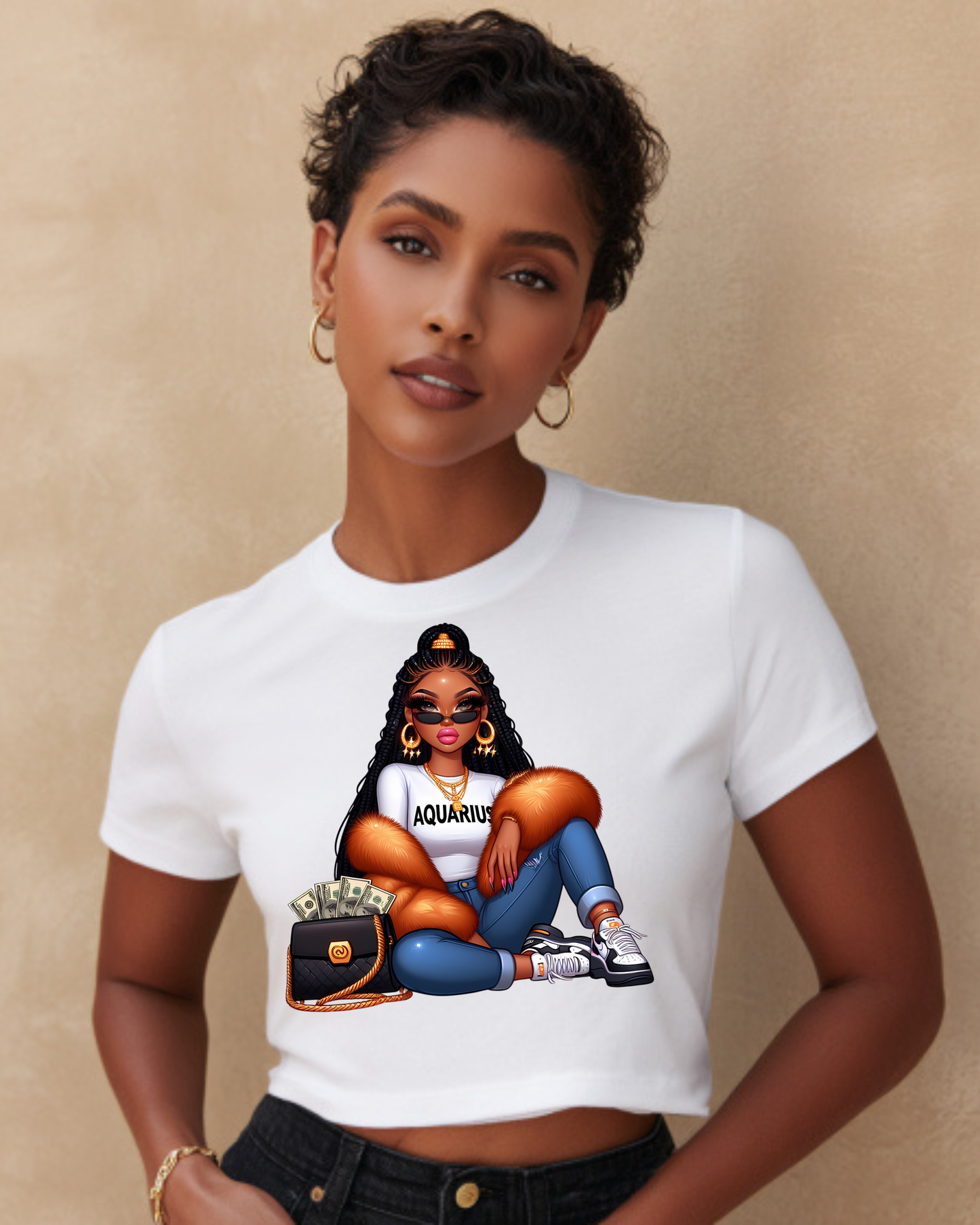 Aquarius Queen short sleeve tee