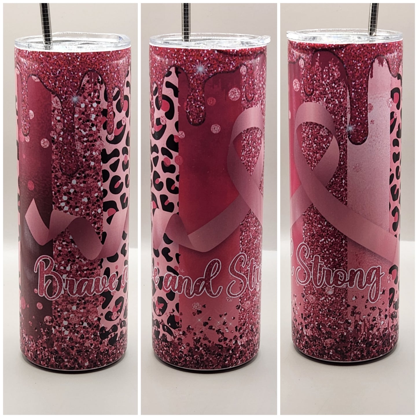 Brave and Strong Tumbler