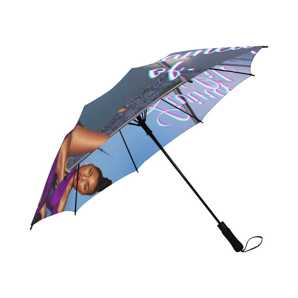 Living the Life Semi-Automatic Foldable Umbrella (Model U05)