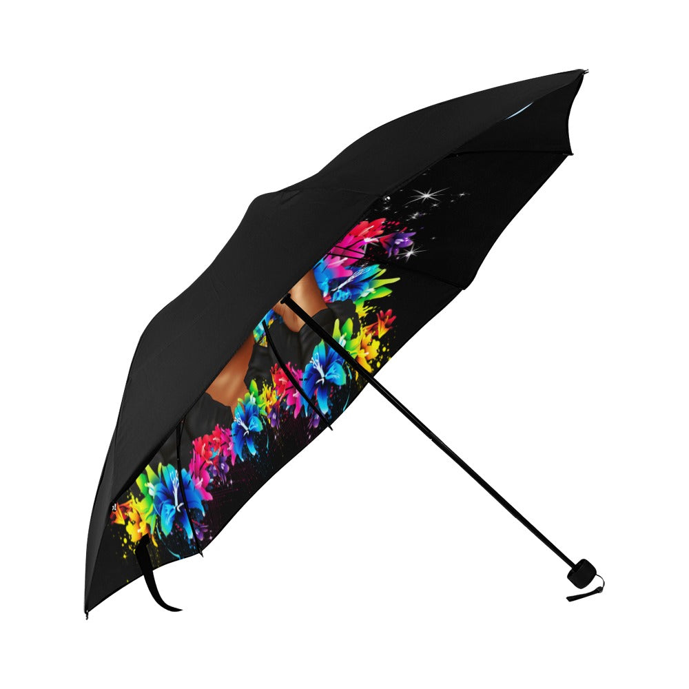 Focus Anti-UV Foldable Umbrella (Underside Printing) (U07)